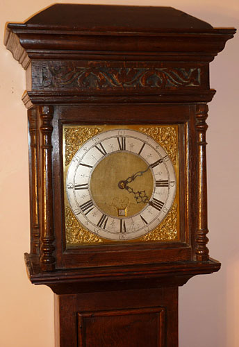 thirty-hour longcase clock made between 1700 and 1710 by Walter Archer of Stow on the Wold