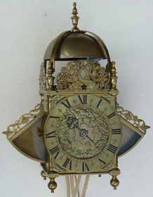 Charles II period lantern clock made by Richard Ames of London