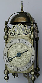 Uniquely early, large and very rare English lantern clock