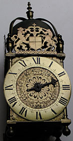 Civil War period lantern clock made in the 1650s in the Lothbury district of London, possibly by Thomas Loomes