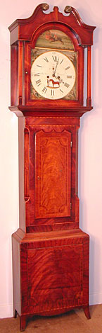 Eight-day clock made about 1800 to 1810 by Charles Farrer of Doncaster