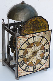 17th century Italian Gothic iron chamber clock