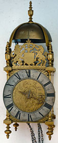 lantern clock by John London of Bristol, 1680s
