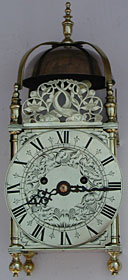 London lantern clock of the Lothbury type c.1650
