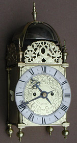 lantern clock by Prime of London, c.1660