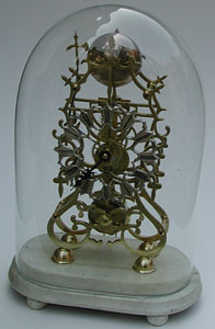 Skeleton clock, late nineteenth century