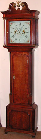 Eight-day clock made about 1785 by John Stanyer of Nantwich