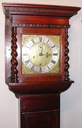 Unique experimental longcase clock, unsigned, made c.1680 or earlier in London