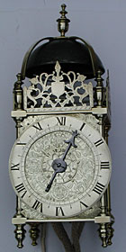 Exceptional lantern clock dating from before the Civil War (1630s)
