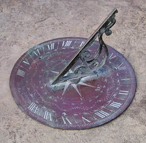 Mid-18th century sundial, anonymous, 15 inches