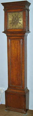 Eight-day clock dated 1727 by John Belling of Bodmin