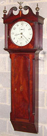 Eight-day wall clock of the Tavern clock type made c.1800 by Bothamley of Boston
