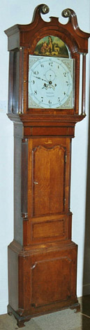 Eight-day clock c.1810 by Thomas Gadsby of Leicester