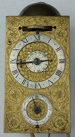 Exceptionally early balance wheel hanging wall alarm clock made by Robert Harvey of London, dating from about 1600