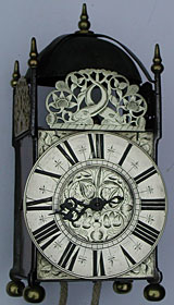 Primitive anonymous iron blacksmith lantern clock late seventeenth century
