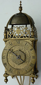 Cromwellian period lantern clock by Robert Robinson of London