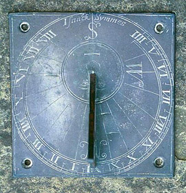 Six-inch sundial c.1600 by Isaac Symmes of London